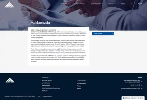 Özel Web Sitesi Tasarımı